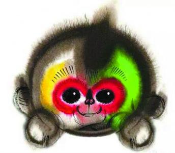 “康康”水墨设计图