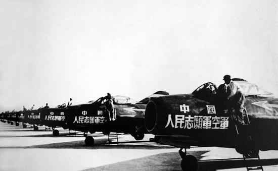 入朝作战的志愿军空军部队