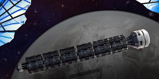 疯狂的太空火车设计：秒速3000公里37小时到火星 