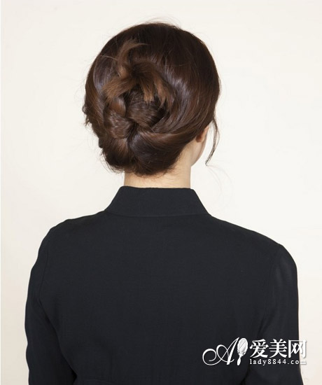 韩式优雅盘发发髻diy 打个结就能出门