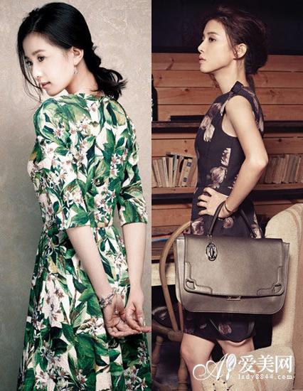 刘诗诗与李宝英撞脸拼气质