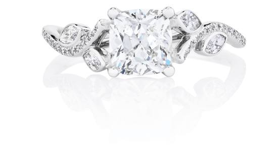 DE BEERS ADONIS ROSE铂金戒指