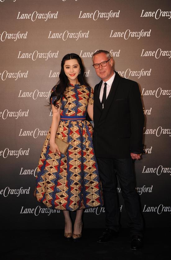 范冰冰与连卡佛总裁Andrew Keith先生