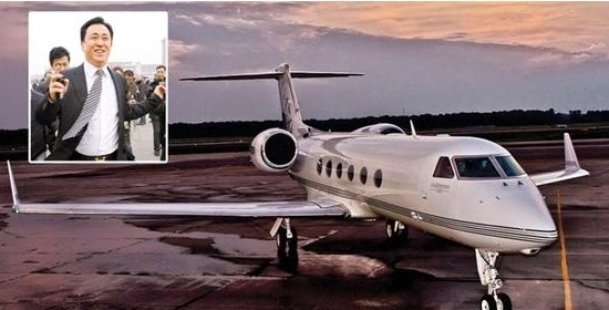 爱玩足球的许加印，拥有一架价值约2.87亿人民币的湾流G450公务机