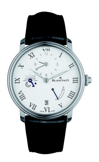 Blancpain宝珀Villeret半时区两地时8天动力储存腕表 6661-1531-55B
