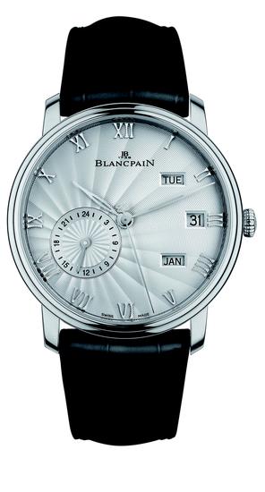 Blancpain宝珀Villeret两地时区年历腕表-白金 6670-1542-55B