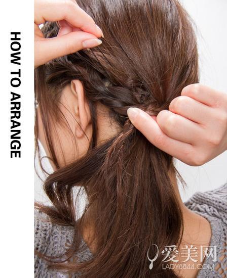 半扎发mix刘海编发打造步骤|公主头|编发|发型diy_新浪时尚_新浪网