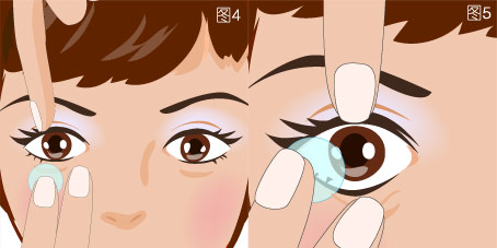 彩色镜片掉色印角膜隐形眼镜应该怎么戴