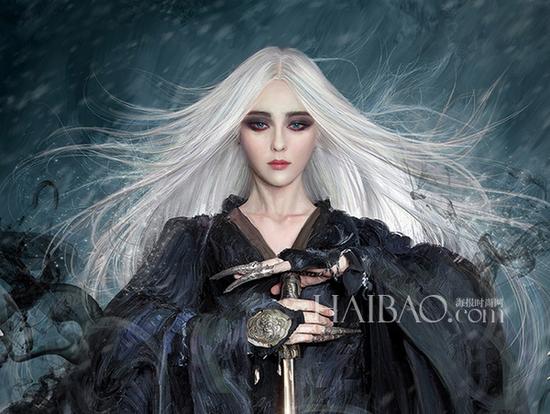 范爷白发黑发全hold住 秀发柔顺亮泽有秘诀|范冰冰|白发魔女|护发