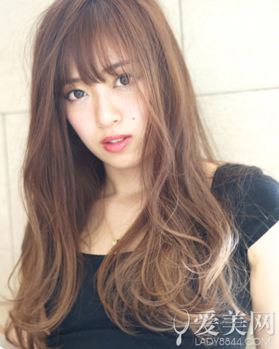 潮流前卫亚麻绿发色