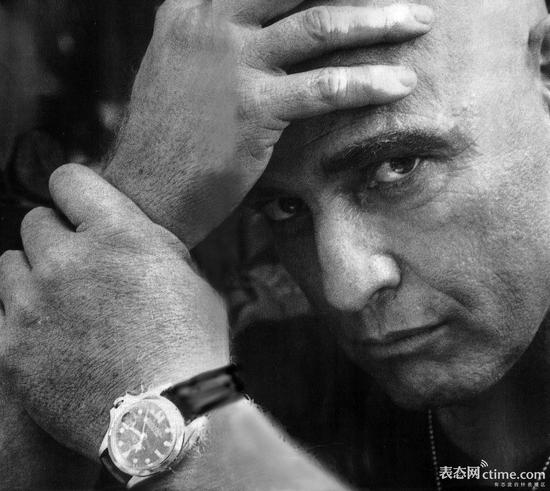 马龙白兰度(marlon brando)的劳力士gmt-master如果不是因为著名肖像