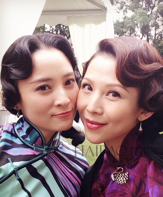 蒋勤勤蔡少芬合照年轻写在眼睛上