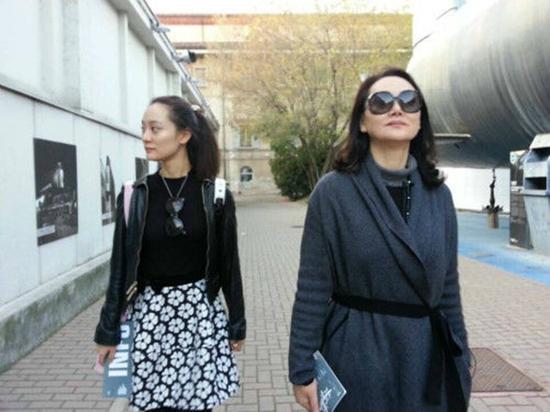 宋佳与女儿张楚楚