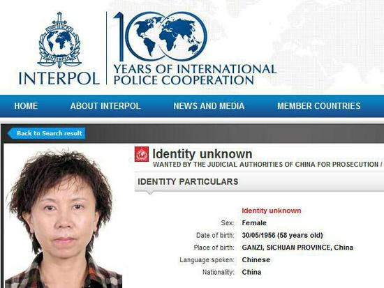 国际刑警组织发布红色通缉令 四川汇通担保两人被全球通缉