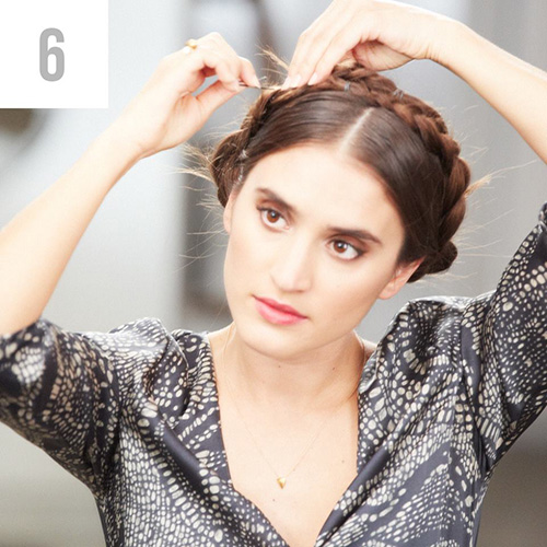 精致又俏皮麻花辫复古盘发图文解析