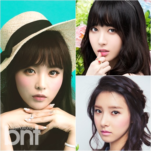 洪真英，Yura,金素恩