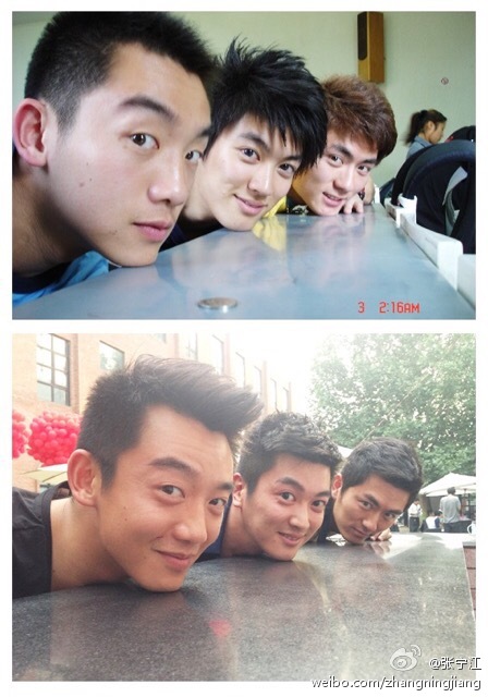 郑恺、杜江、张宁江今昔对比