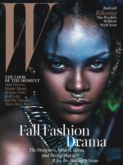 rihanna 2014时尚回顾   广告代言:   时尚活动:   杂志封面: elle