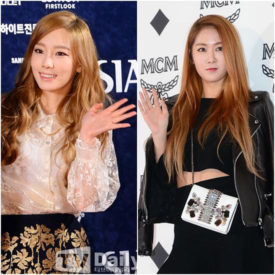 少女时代成员泰妍、SISTAR成员昭宥