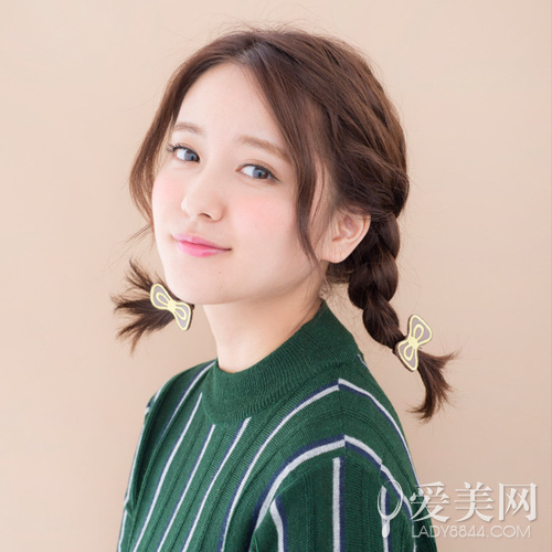 style2双麻花辫