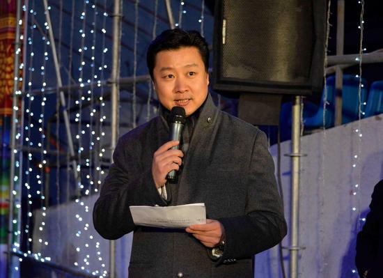 btv曹一楠主持工体冰灯游园会亮灯仪式