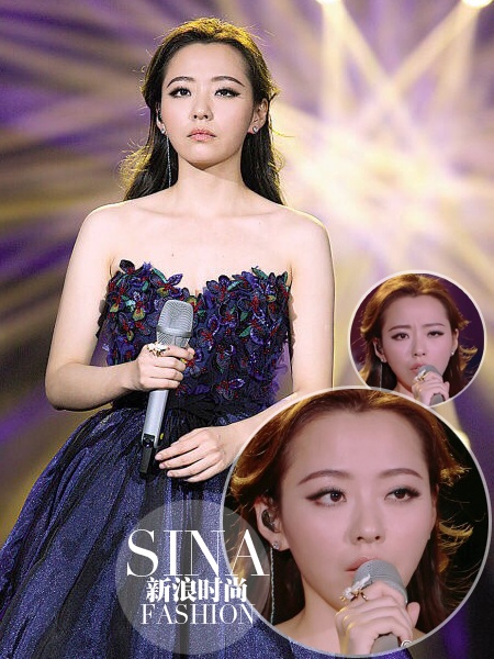 范爷高低眉vs张靓颖大小眼