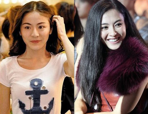 贡米撞脸张柏芝