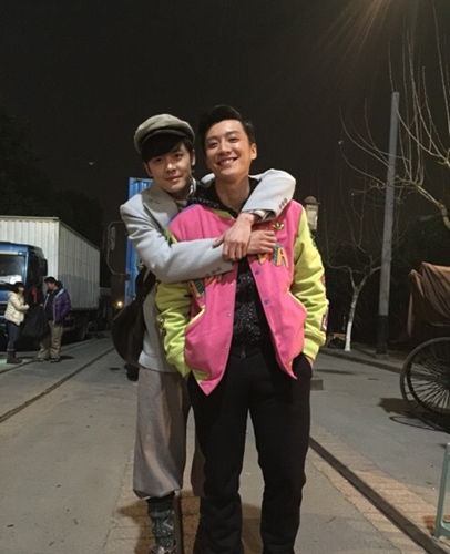 乔任梁粉嫩装探班付辛博好基友考虑领证