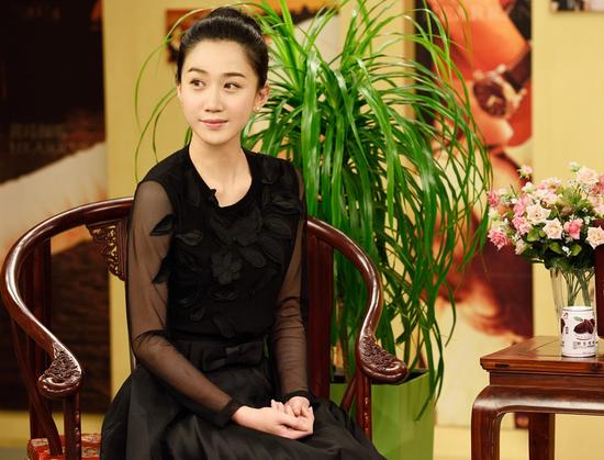 司珂华在节目录制现场