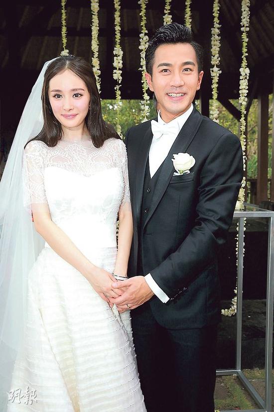 刘恺威跟杨幂去年于巴厘岛结婚。