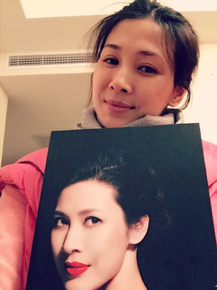 童蕾微博晒萌照