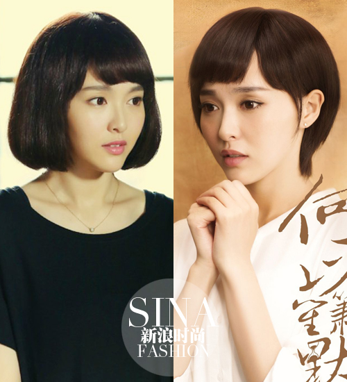 唐嫣何以笙箫默唐嫣——何以笙箫默在电视剧中唐嫣一同换了两款短发