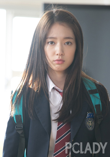 朴信惠可爱黑色刘海