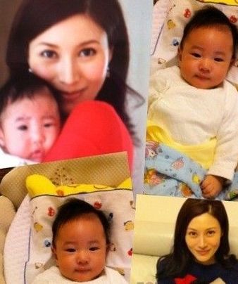 李嘉欣与儿子（资料图）