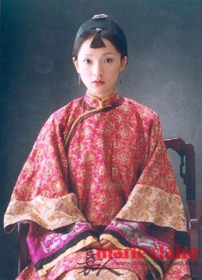 周迅《橘子红了》中造型示范