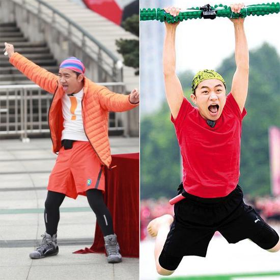 王祖蓝跑男中造型