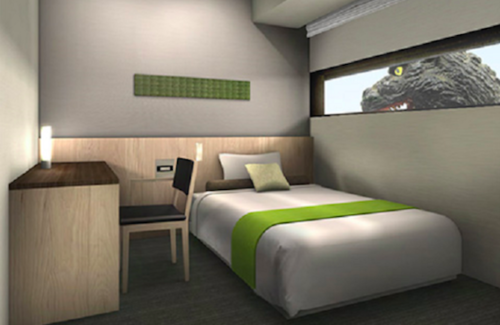 有怪兽!日本酒店将推"哥斯拉"主题房间