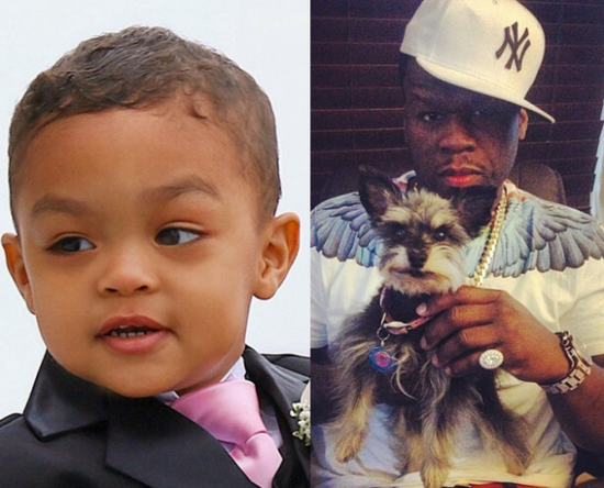 50cents儿子签70万代言二岁男童超越老爸