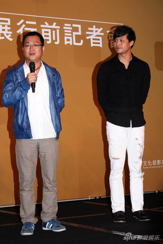 《大囍临门》导演黄朝亮(左),监制陈国华