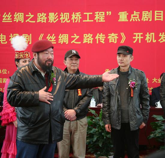 导演王文杰与主演任帅
