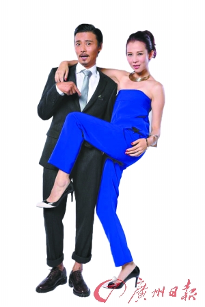 张晋与蔡少芬秀恩爱。