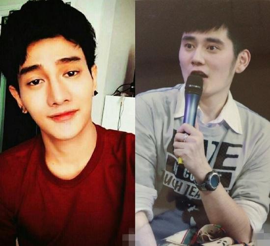 钱枫撞脸泰国美男子 网友呼不输小鲜肉