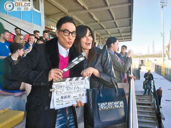 任达华与意大利女神玛莉亚嘉仙露达合演情侣