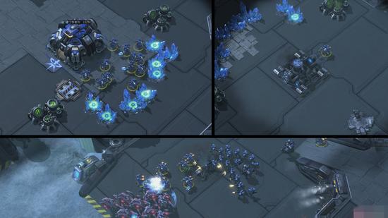 《星际争霸II》中的SCV同时负责资源采集和建筑任务，危急时刻还能参与战斗