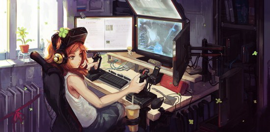 儿时想象中的游戏环境