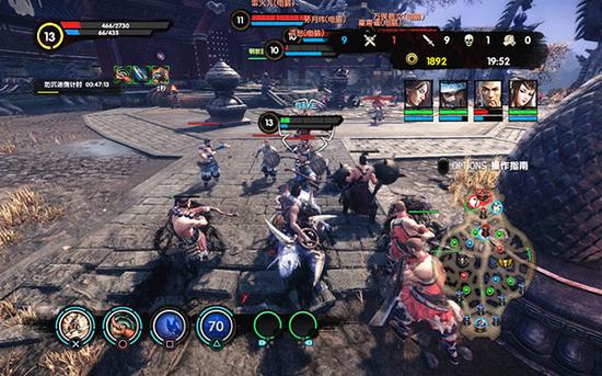 团战保持安全距离