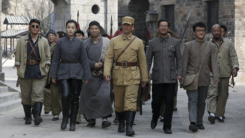 奇道带领壮丁团出川抗日