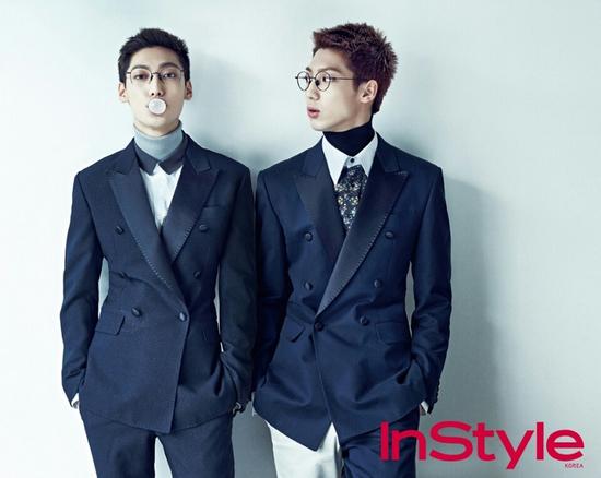 韩团boyfriend双胞胎荣旻光旻帅气成双