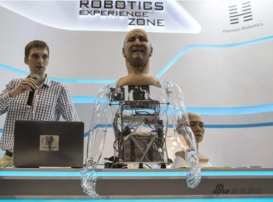 有表情有眼神的机器人