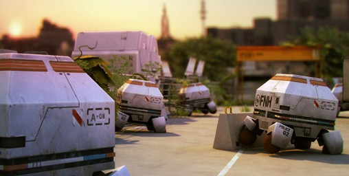 长时间被遗弃的人类旧都市